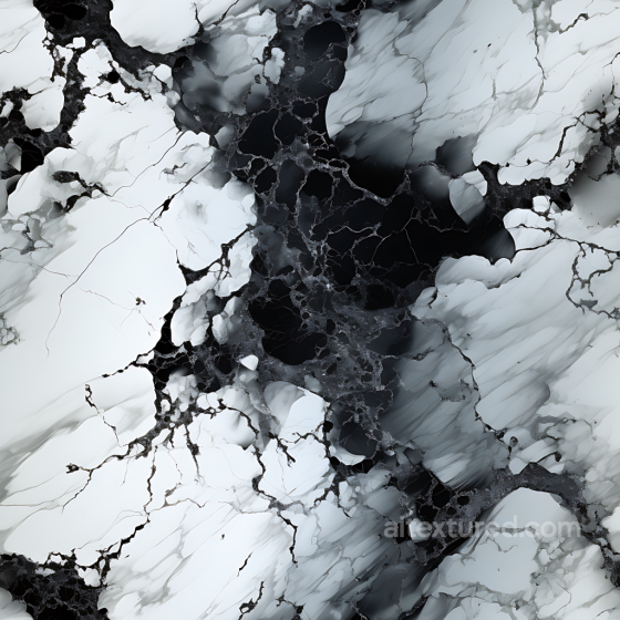Black and White Marble PBR Texture with Bold Veins Marble texture preview