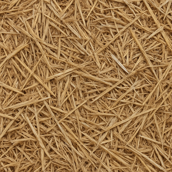 Realistic Straw seamless PBR texture preview