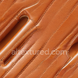 seamless Seamless 3D Vintage Brown Quilted Leather PBR Texture with Fine Grain and Stitching texture 8k free download PBR