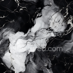 seamless Seamless 3D Black and White Marble PBR Texture with Bold Veins and Polished Finish texture 8k free download PBR