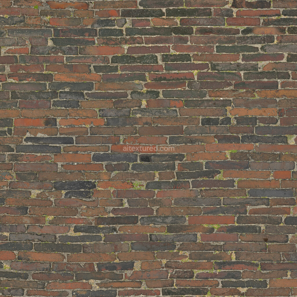 Seamless paving stones PBR texture for 3D applications