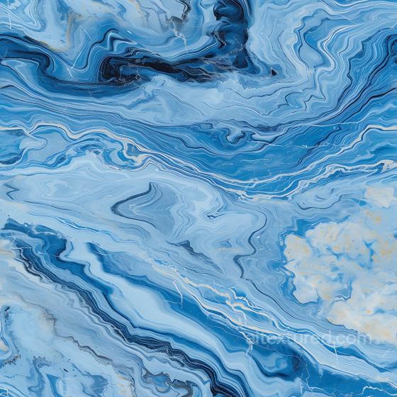 Azul Macaubas Blue Marble PBR Texture with Fluid Veins and Natural Finish Marble texture preview