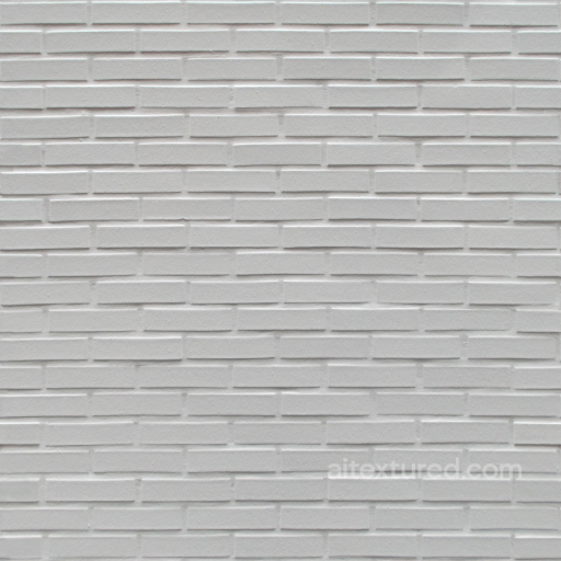 Seamless White Brick Wall PBR Texture 4K for Architectural Visualization seamless Brick PBR texture