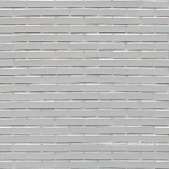 Seamless White Brick Wall PBR Texture 4K for Architectural Visualization Brick texture preview