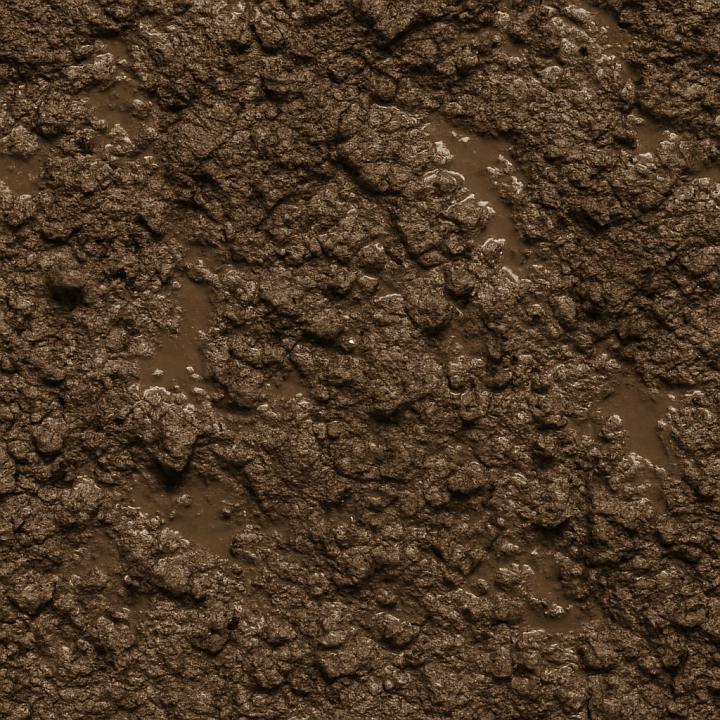 Dirty Wet Soil seamless PBR texture preview