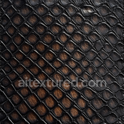 seamless Seamless 3D PBR Scaled Skin Texture with Rich Brown Tones and Fine Wrinkles texture 8k free download PBR
