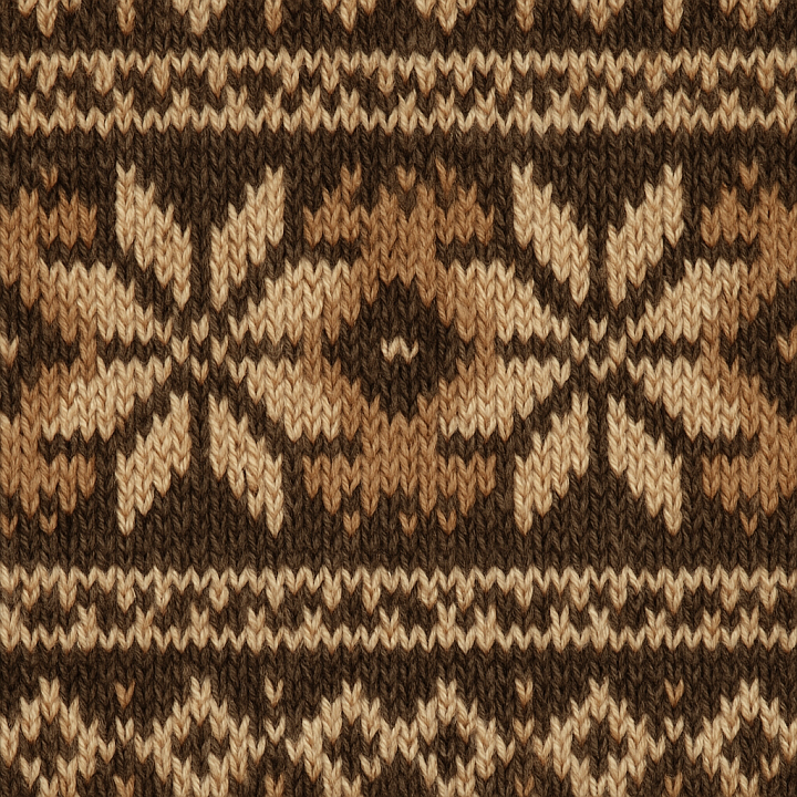 Patterned Wool seamless PBR texture preview