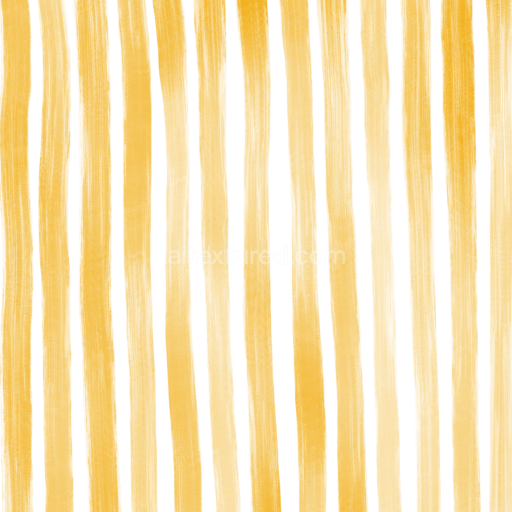 Seamless 3D PBR Texture of Soft Yellow Watercolor Stripes on White Fabric Background