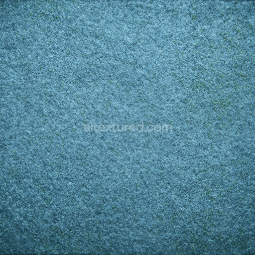 Seamless 3D Felt PBR Texture Featuring Soft Blue Wool Fibers with Subtle Green Flecks