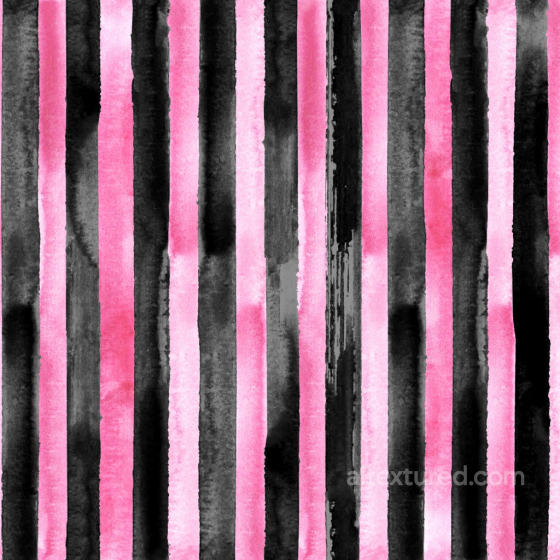Watercolor Stripes Fabric Texture in Pink and Black Watercolor Stripes texture preview