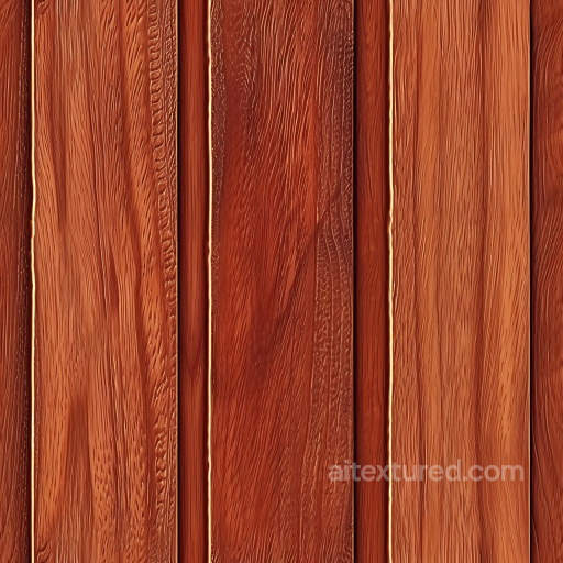 Reddish Wood Planks Seamless Texture with Rich Grain Detail seamless Wood PBR texture