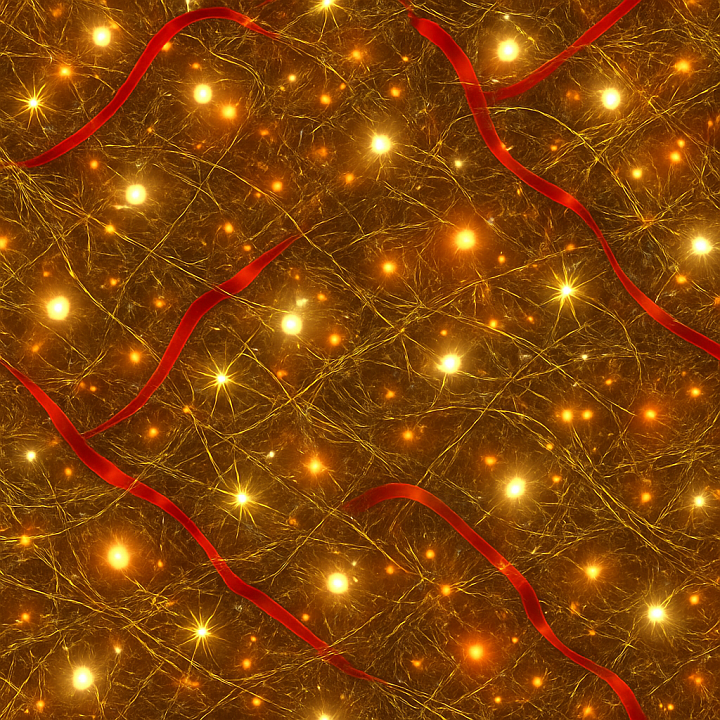 Twinkling Lights Glowing Embers Festive Glow seamless PBR texture preview