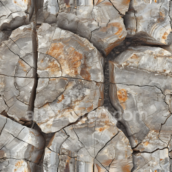 seamless Seamless 3D PBR Weathered Stone Log Texture with Cracked Surface and Earthy Tones texture 8k free download PBR