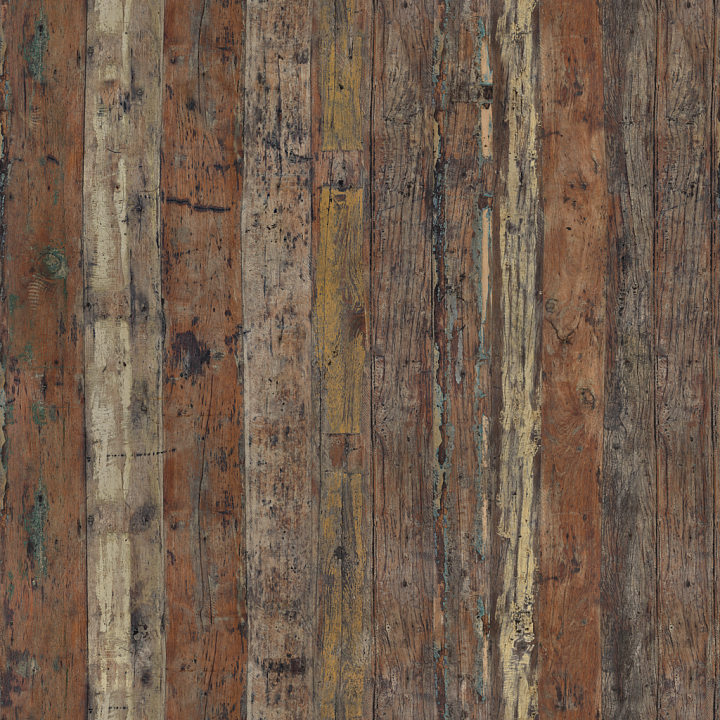 Distressed Wood - Worn Albedo Normal Wooden Planks seamless PBR texture preview