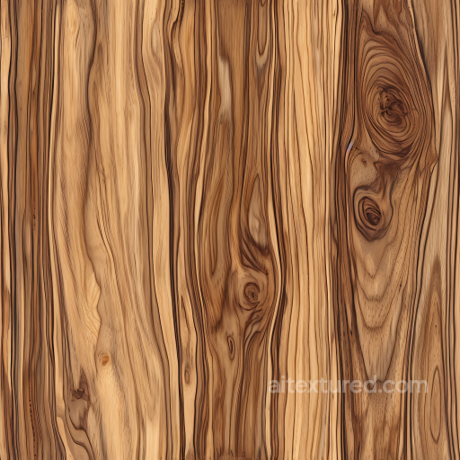 Olive Wood PBR Texture with Natural Knots and Grain seamless Wood PBR texture