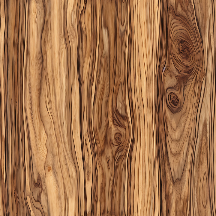 Olive Wood with Natural Knots and Grain seamless PBR texture preview