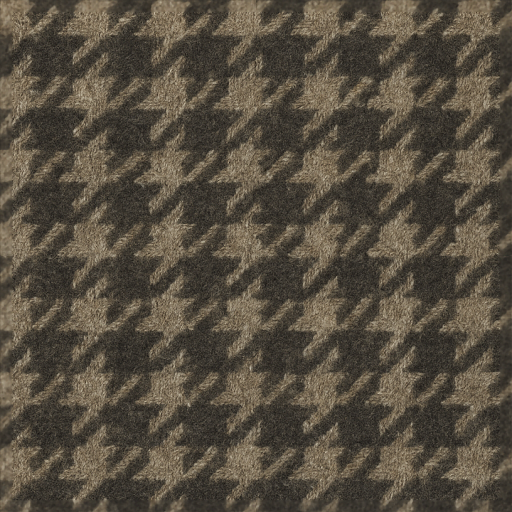Wallpaper Featuring Modern Houndstooth Brushed Tweed Textile Pattern seamless PBR texture preview