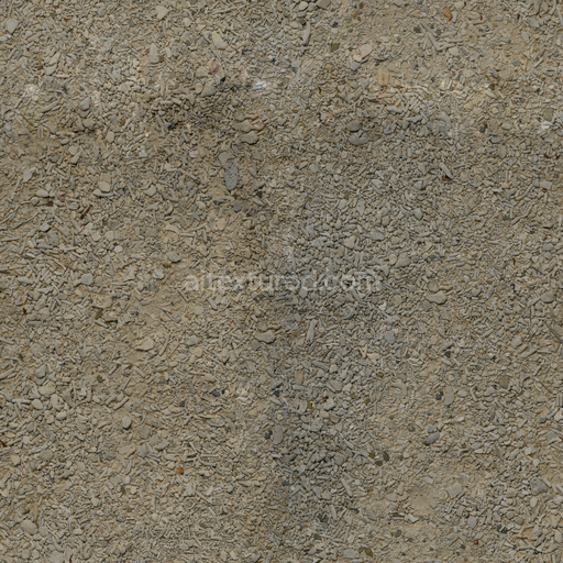 Sand Pebbles Stones — Brown Ground Gravel Ground Gravel Dry — PBR seamless 3D texture