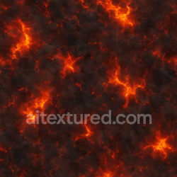 seamless Seamless 8k PBR 3d texture displaying blazing inferno with burnt fabric and hot coals texture 8k free download PBR