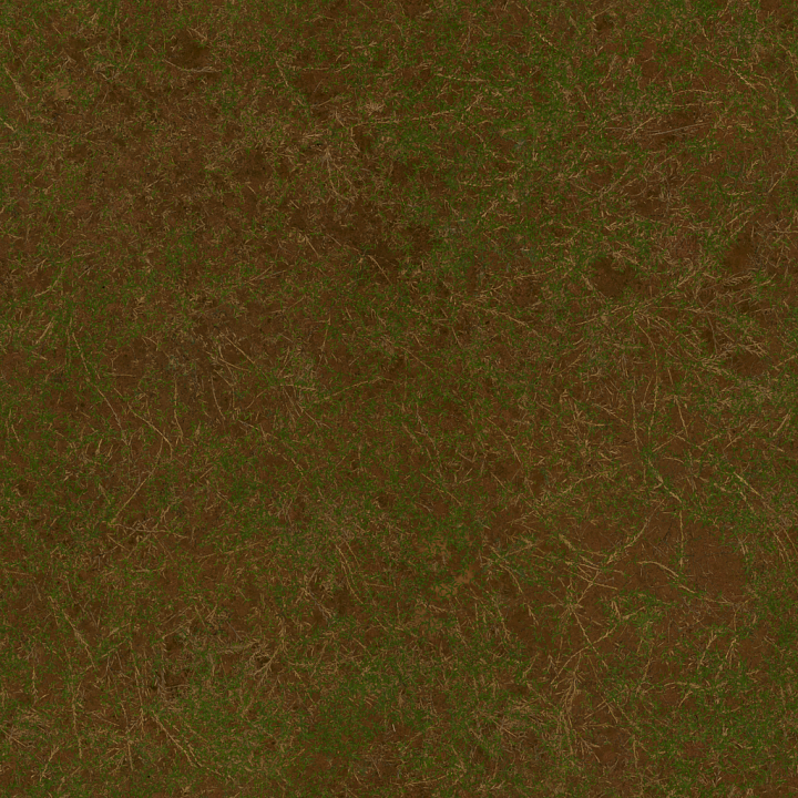 Sparse Grass seamless PBR texture preview