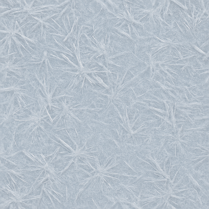 Showing Hoarfrost With Frost Spikes And Frozen Dew On Icy Surface seamless PBR texture preview