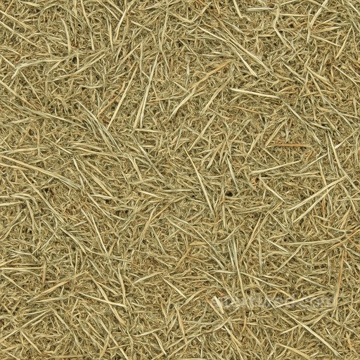 Loose Hay Seamless Texture seamless Hay-straw PBR texture
