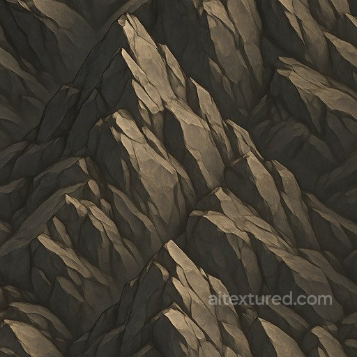 Stylized Mountain Rock Seamless Texture seamless Rock PBR texture
