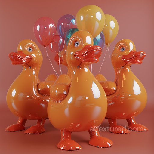 Inflated PVC Rubber Surface Texture Featuring Glossy Gloss Inflated Balloon Shape seamless Inflated PBR texture