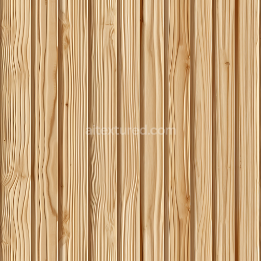 Seamless 3D PBR Light Pine Wood Planks Texture with Natural Grain and Knots