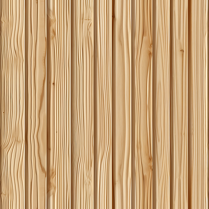 Light Pine Wood Planks with Natural Grain and Knots seamless PBR texture preview