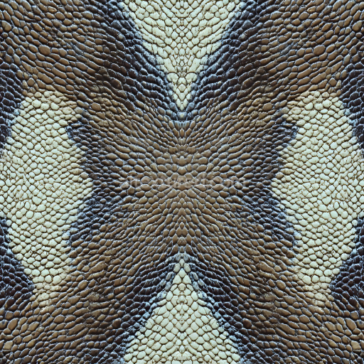 Seamless 3D PBR Texture of Reptile Skin Featuring Detailed Scale Patterns and Natural Color Variations