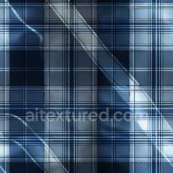 seamless Seamless 3D PBR Texture of Blue Plaid Fabric with Crisp Weave Pattern texture 8k free download PBR