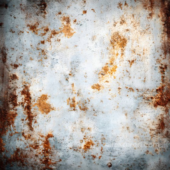Rusty Metal Texture Featuring Cracked, Corroded Surface with Orange-Brown Rust Patches Rust texture preview
