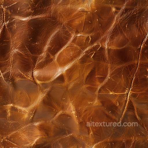 Distressed Vintage Brown Leather PBR Texture with Wrinkles and Scratches seamless Leather PBR texture