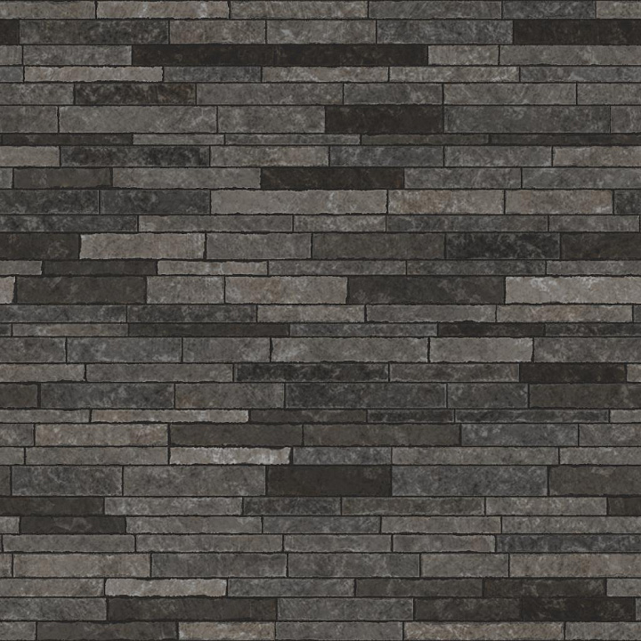 Stone Brick Cladding for Decoration seamless PBR texture preview