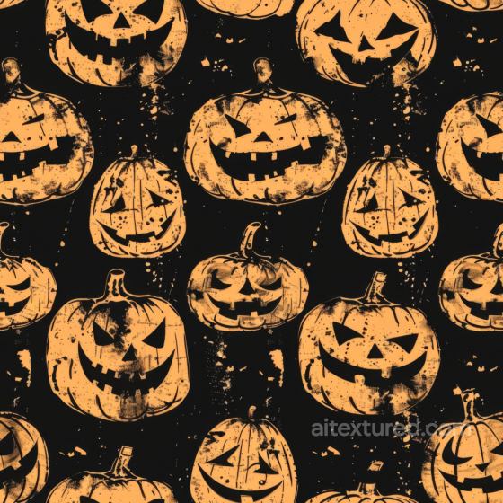 with Vintage Halloween Jack-o'-Lantern Pattern Vintage Halloween texture preview