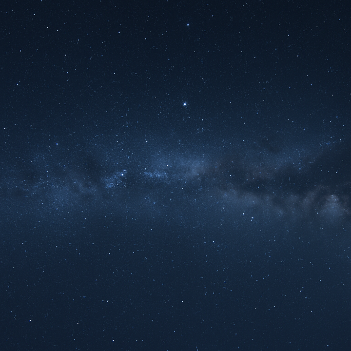 Of Night Starry Sky With Milky Way For Realistic Space Scenes seamless PBR texture preview