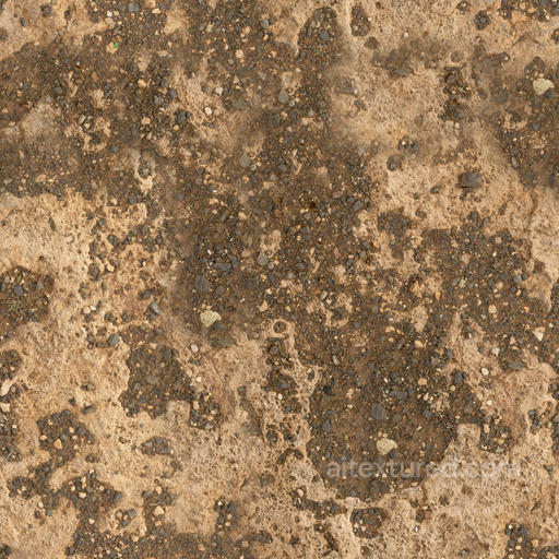 Coral Ground - Gravel Debris Sandy Ground Costal Stones seamless Ground surface PBR texture