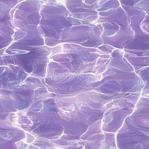Preview — Seamless 3D PBR Texture of Stylized Purple Water Surface with Light Refractions