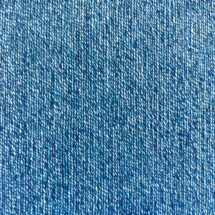 Cracked Denim Fabric With Detailed Weave Pattern seamless PBR texture preview