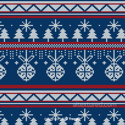 All Christmas Digital paper Texture of Blue Knitted Christmas Pattern with Trees and Orna… seamless All Christmas Digital paper PBR texture