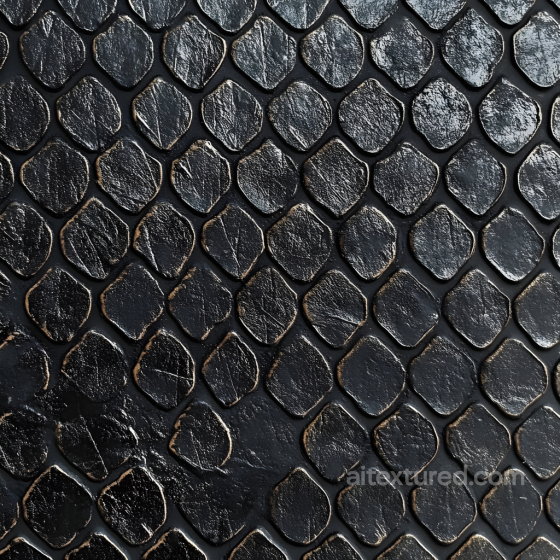 Reptilian Skin PBR Texture Featuring Rough, Overlapping Scales Skin texture preview