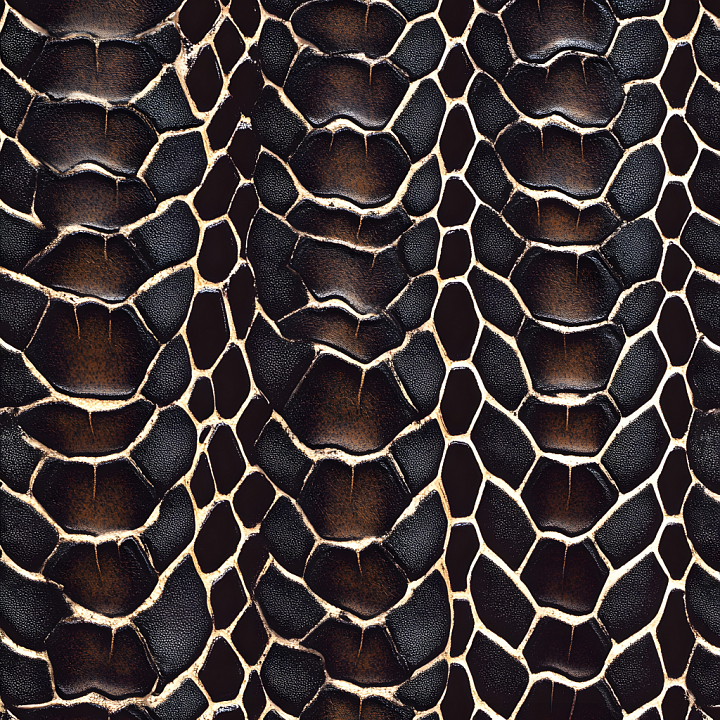 Dark Reptilian Skin with Intricate Scale Detail seamless PBR texture preview