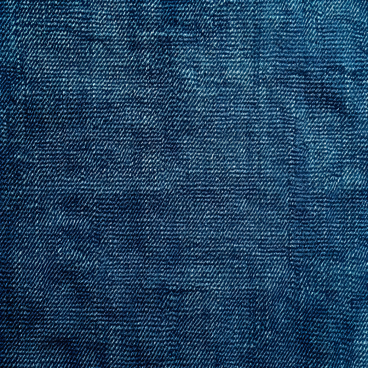 Cracked Denim Fabric With Blue Tones And Distressed Weave seamless PBR texture preview