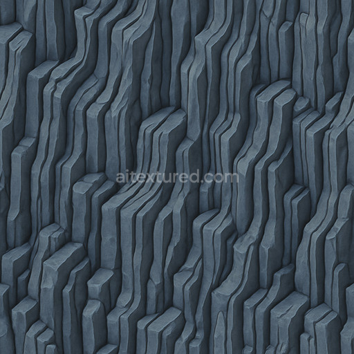 Stylized Basalt Flow Texture