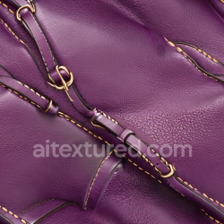 seamless Seamless 3D Purple Pebbled Leather PBR Texture with Buckled Strap Detailing texture 8k free download PBR
