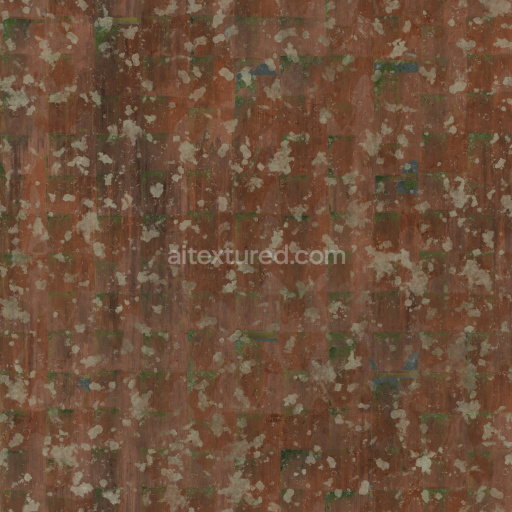 Roofing Tiles Seamless Pbr Texture Dirt Weathered
