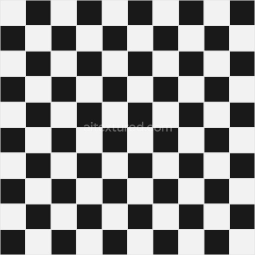 Square Black and White Ceramic Checker Tiles | Free PBR