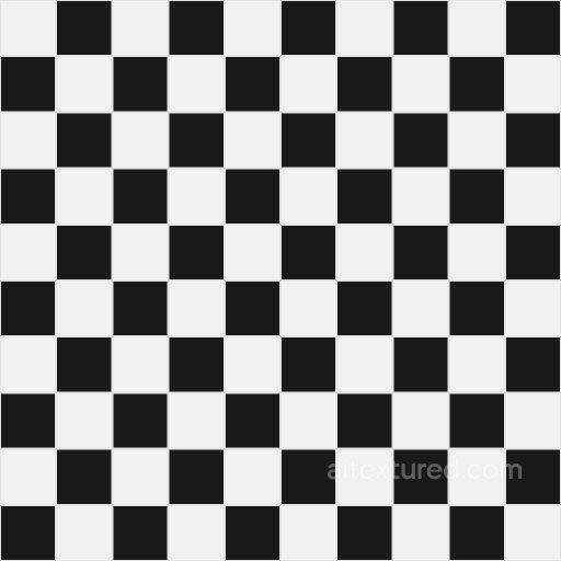 Square Black and White Ceramic Checker Tiles | Free PBR seamless Tile PBR texture