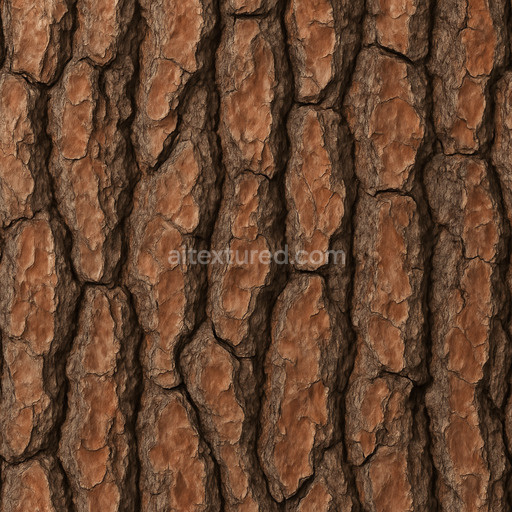 High Resolution Pine Bark Texture Seamless 1024X1024